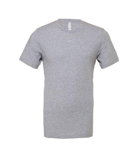 Unisex adult t-shirt ambient grey heather Bella + Canvas