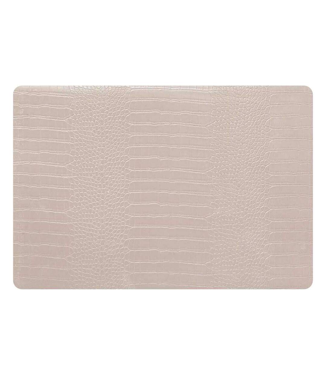 Set de Table Imprimé Croco 33x49cm Beige-1