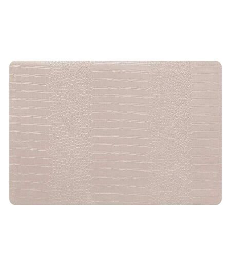 Set de Table Imprimé Croco 33x49cm Beige