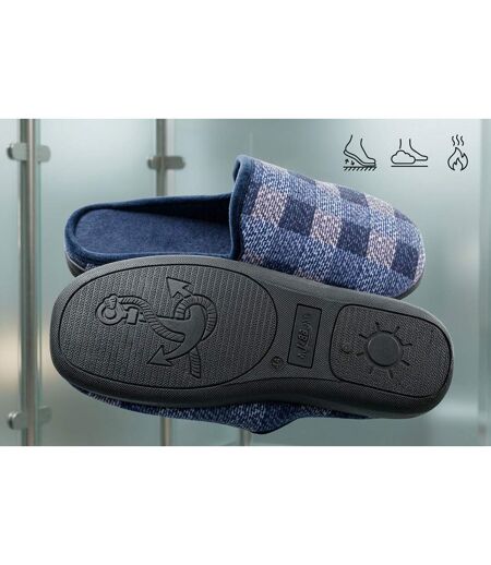 OZABI Pantoufles Homme Mule Chaudes Antiderapantes Confort