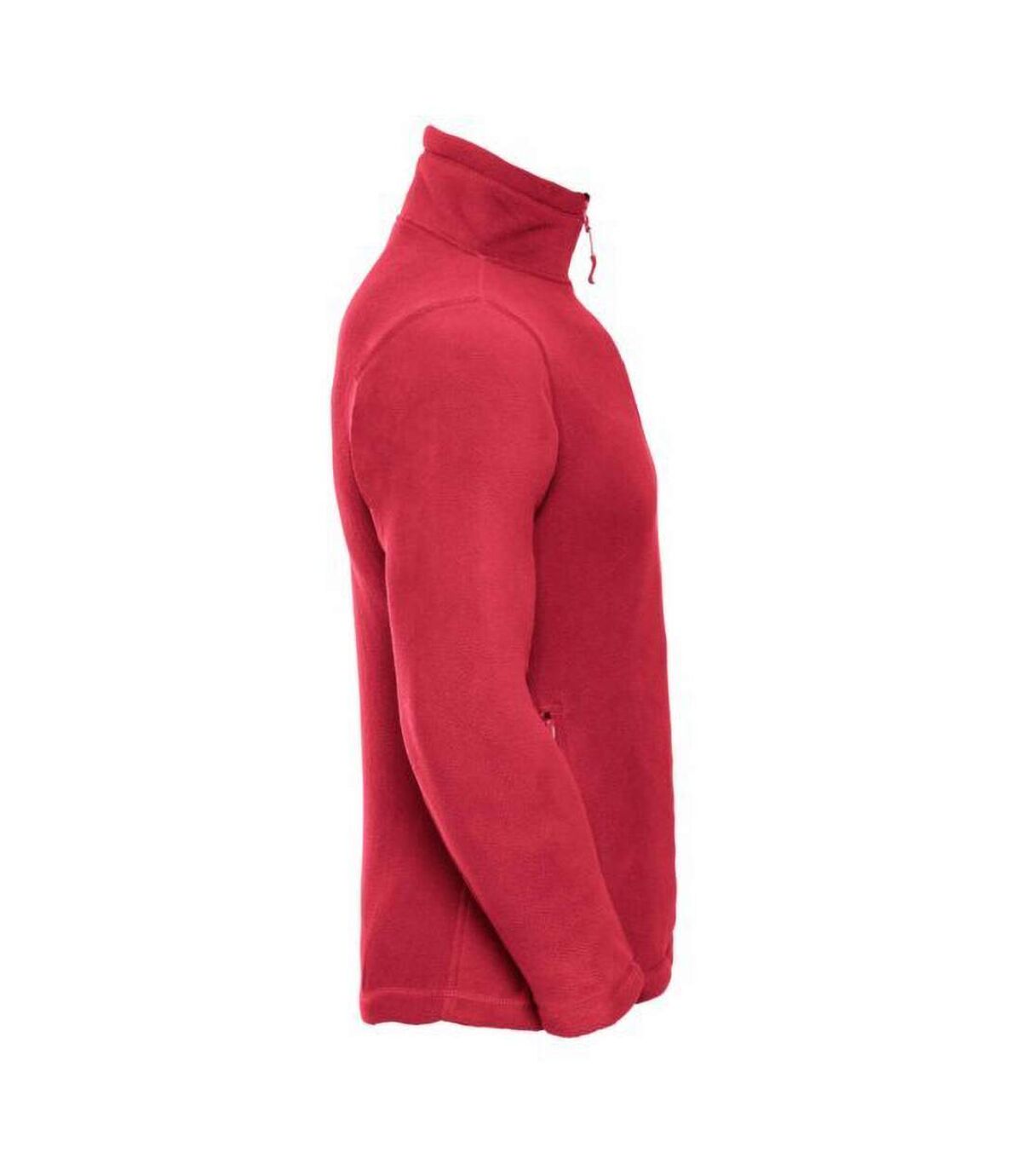 Russell Mens 1/4 Zip Outdoor Fleece Top (Classic Red) - UTBC1438
