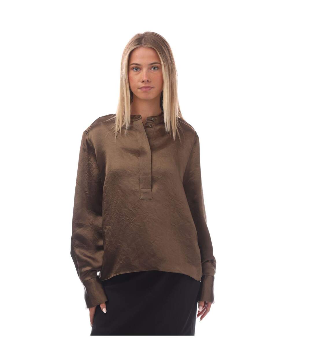 Womens/ladies Beshiny Blouse Green Hugo Boss-2