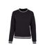 Build Your Brand Womens/Ladies Sweatshirt (Black/White) - UTRW7813