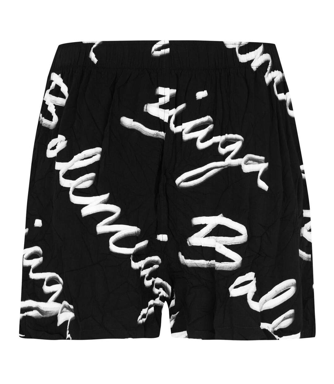 Short Motif/style Texte Femme Noir Balenciaga-3