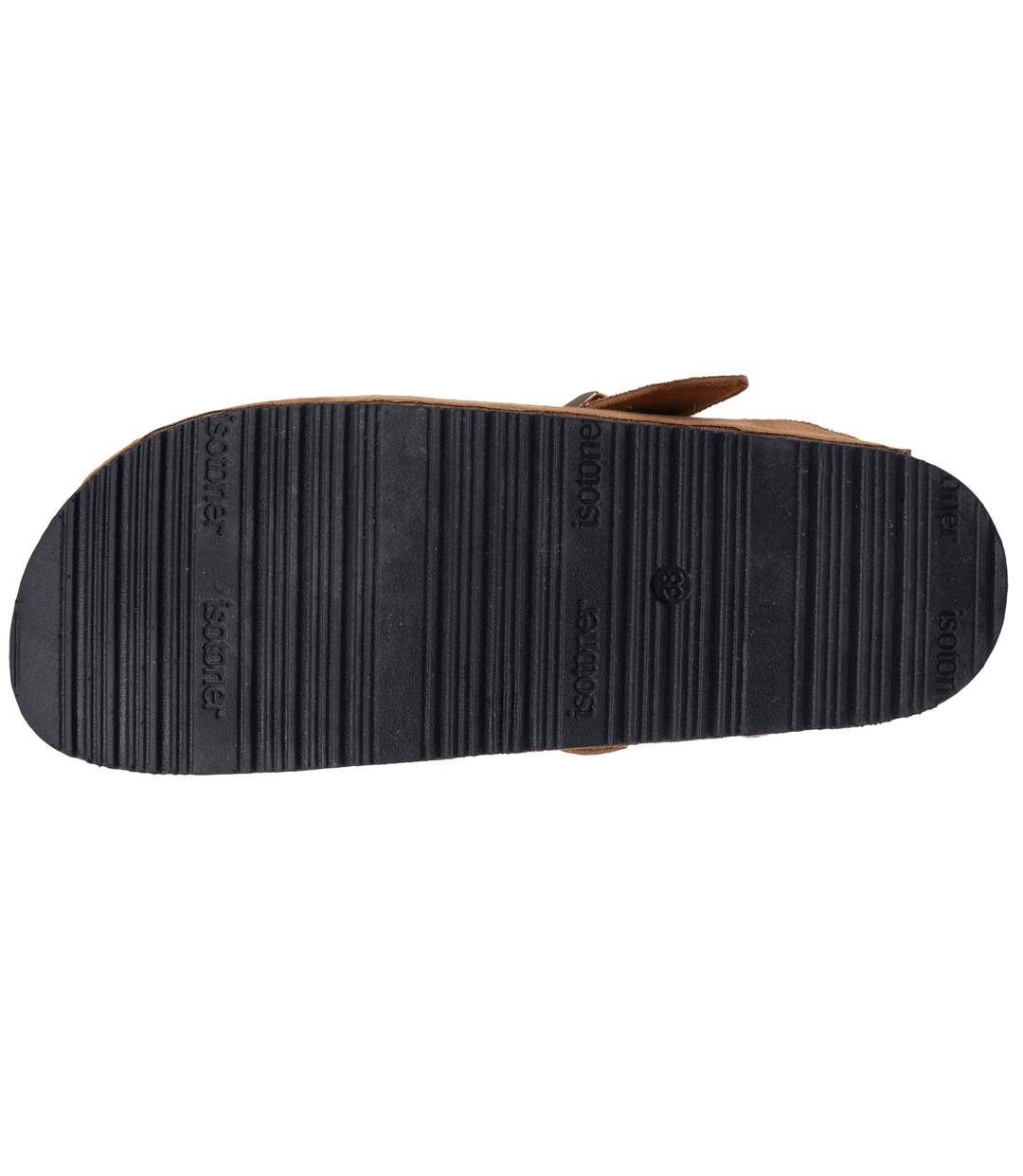 Isotoner Sabots femme fourrés, semelle extra-flex, légers, patch talon confort-4
