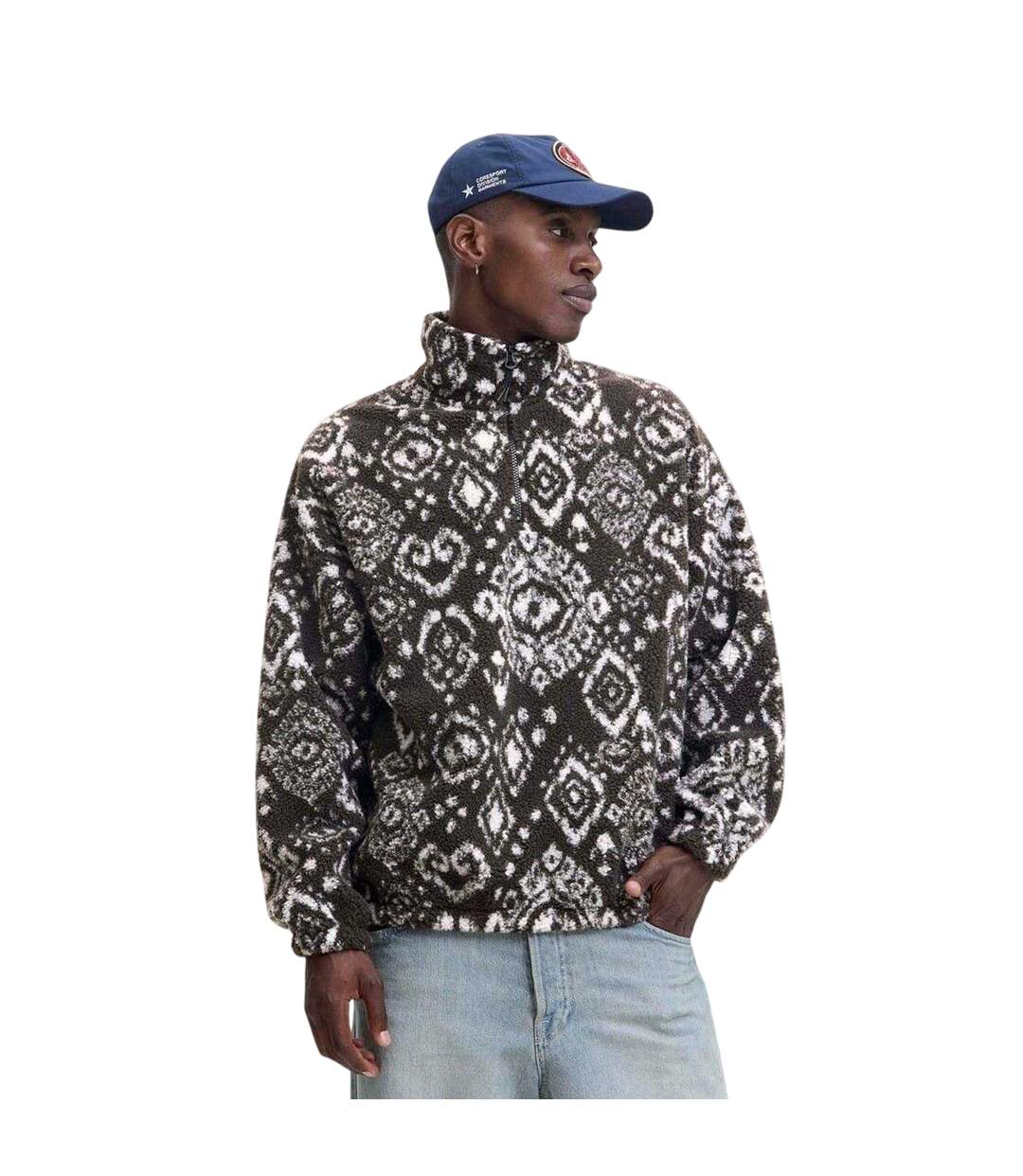 Sweat Motif/style Géométrique Homme Anthracite Jack And Jones-1