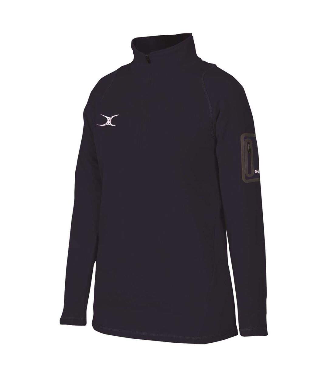 Sweat Manches Longues Raglan Femme Bleu Marine Foncé Gilbert-2