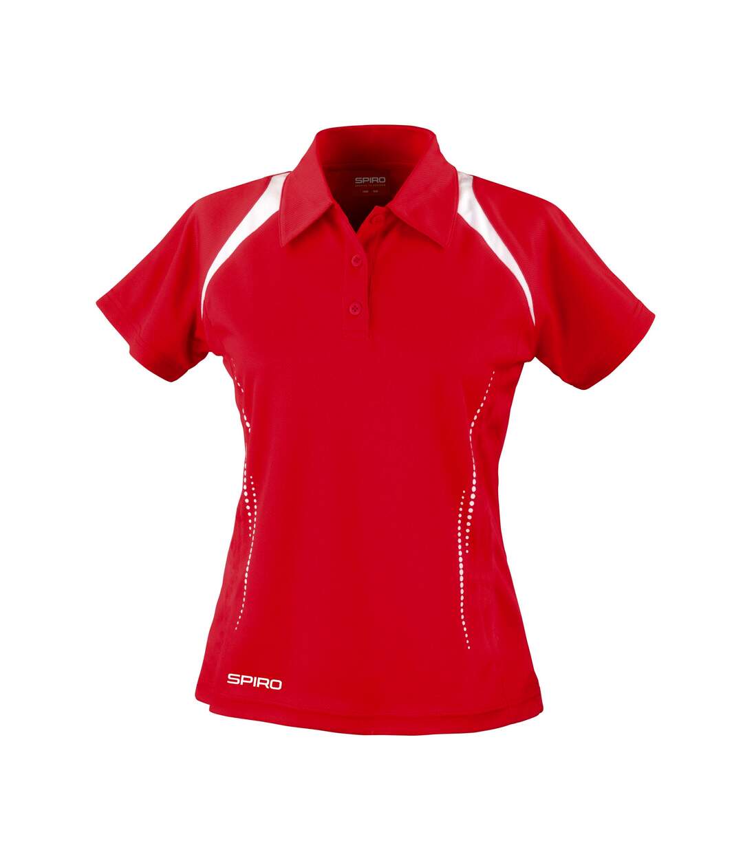 Polo team spirit femme rouge / blanc Spiro