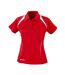 Spiro Womens/Ladies Team Spirit Polo Shirt (Red/White) - UTBC5423