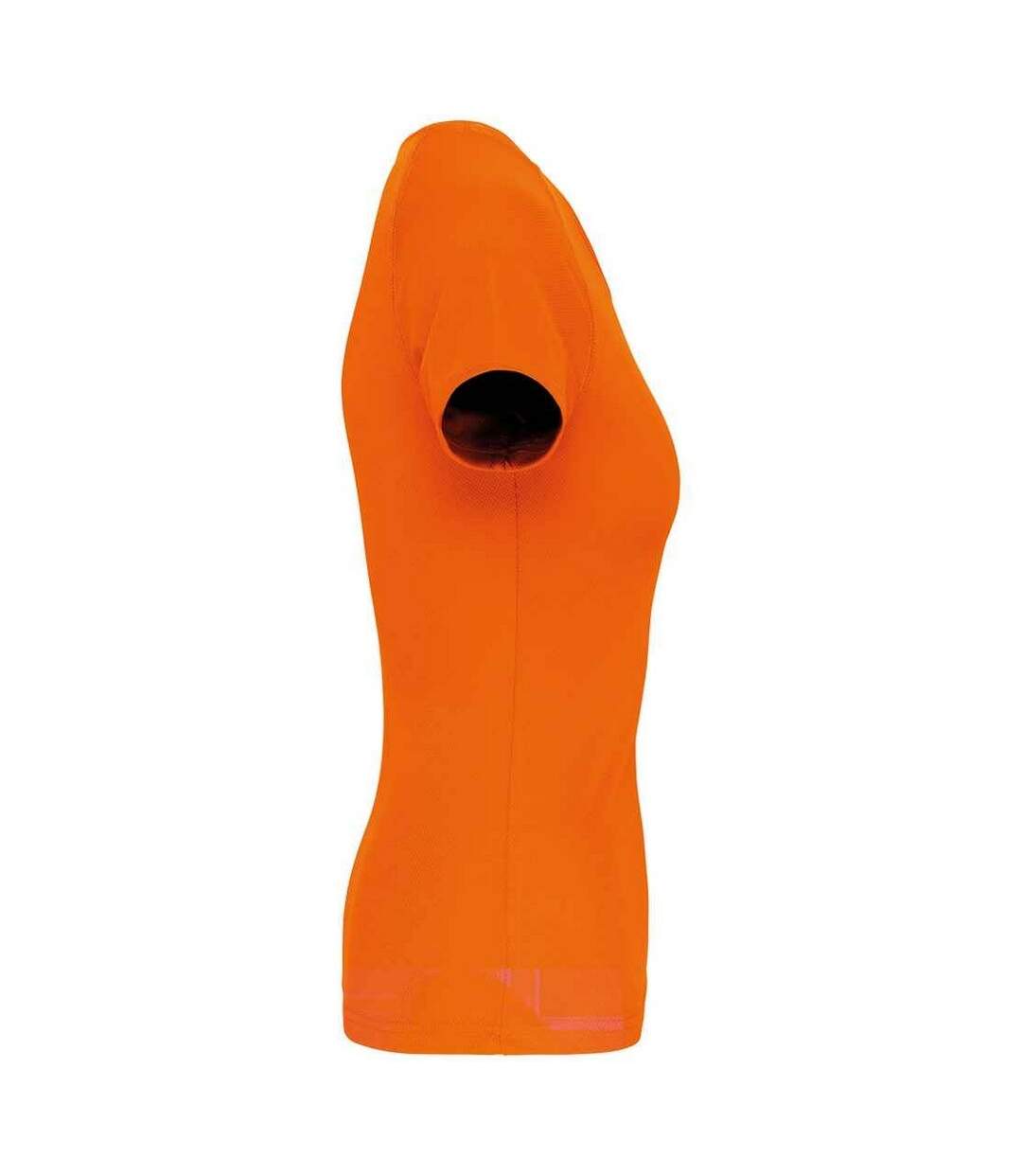 Womens/ladies Performance T-shirt Fluorescent Orange Proact-3