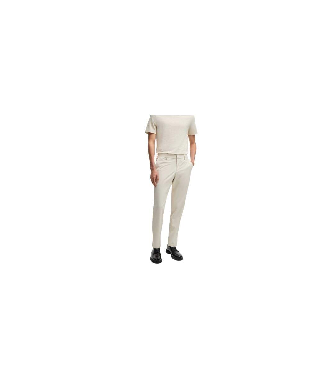 Chino Genius Homme Blanc Boss-1