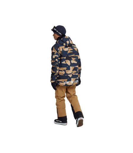 Blouson de ski trail homme bleu / beige Animal