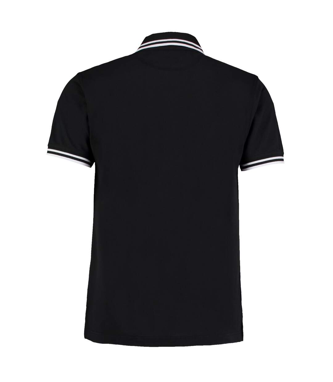 Polo homme noir / blanc Kustom Kit Kustom Kit