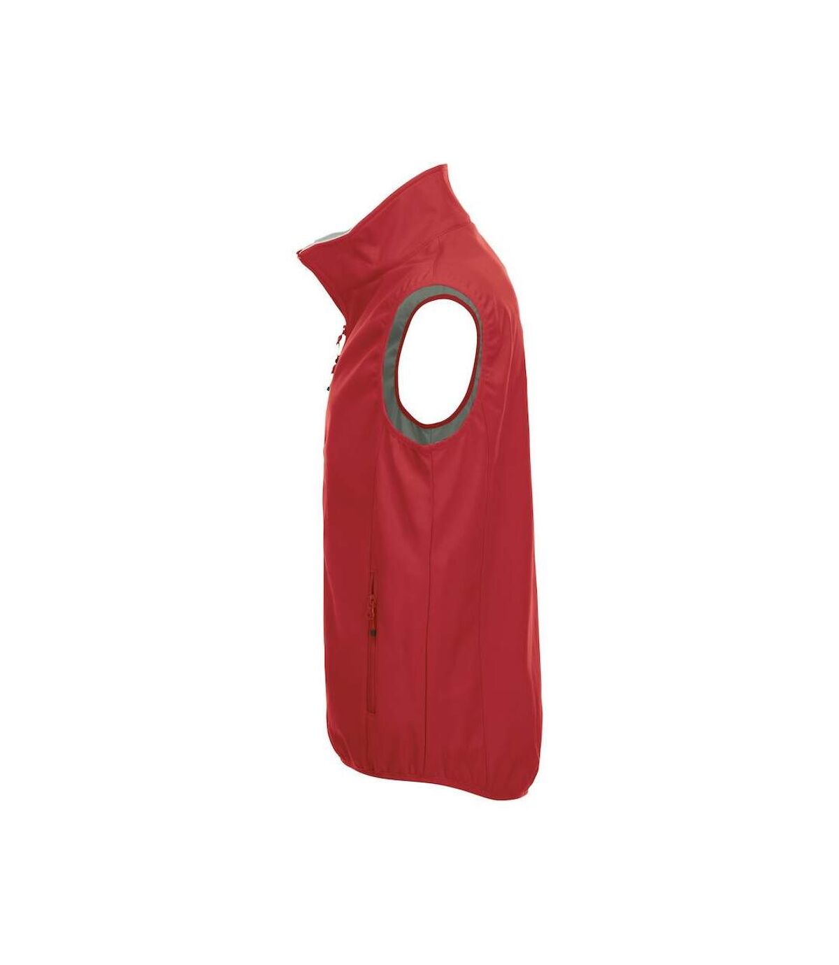 Clique Mens Basic Softshell Vest (Red)
