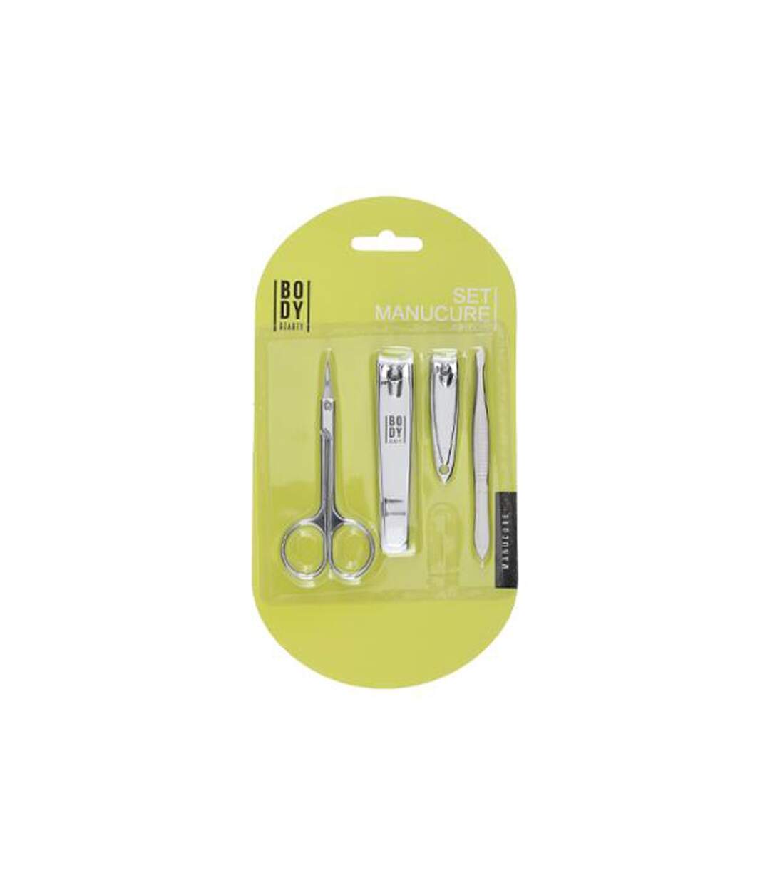 Set Manucure 4 Pièces Beauty 9cm Argent & Gris-2