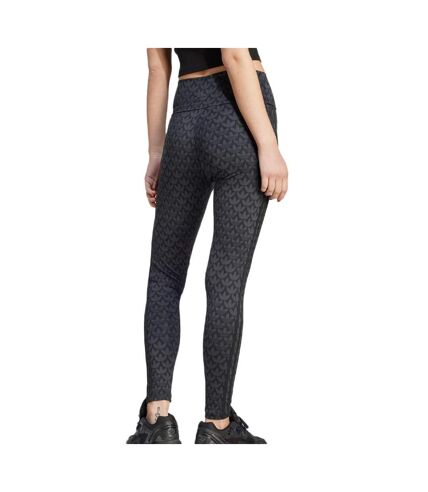 Legging Gris/Noir Femme Adidas Monogram IL1639 - XS