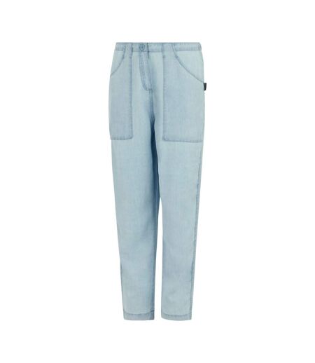 Womens/ladies Shorebella Capri Trousers Chambray Regatta