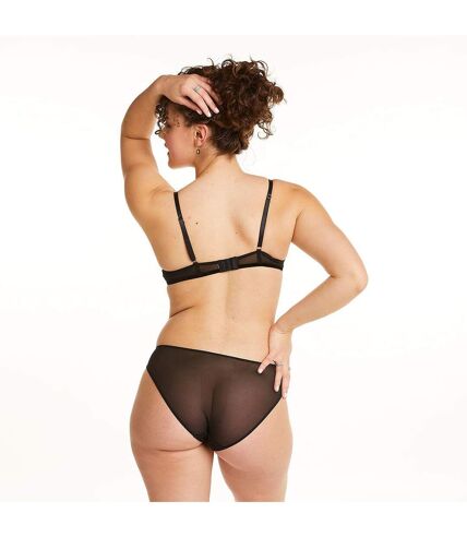 Soutien-gorge à armatures noir Rafale