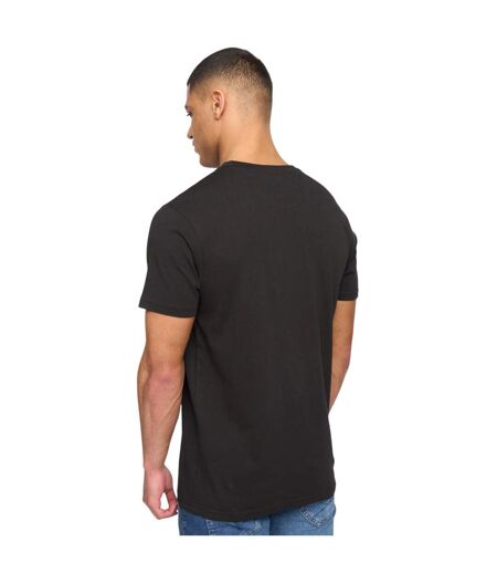 Mens Henclose Cotton T-shirt Black Henleys