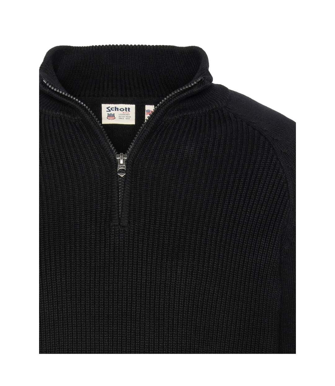 Pull col camioneur Ali  -  Schott - Homme-2