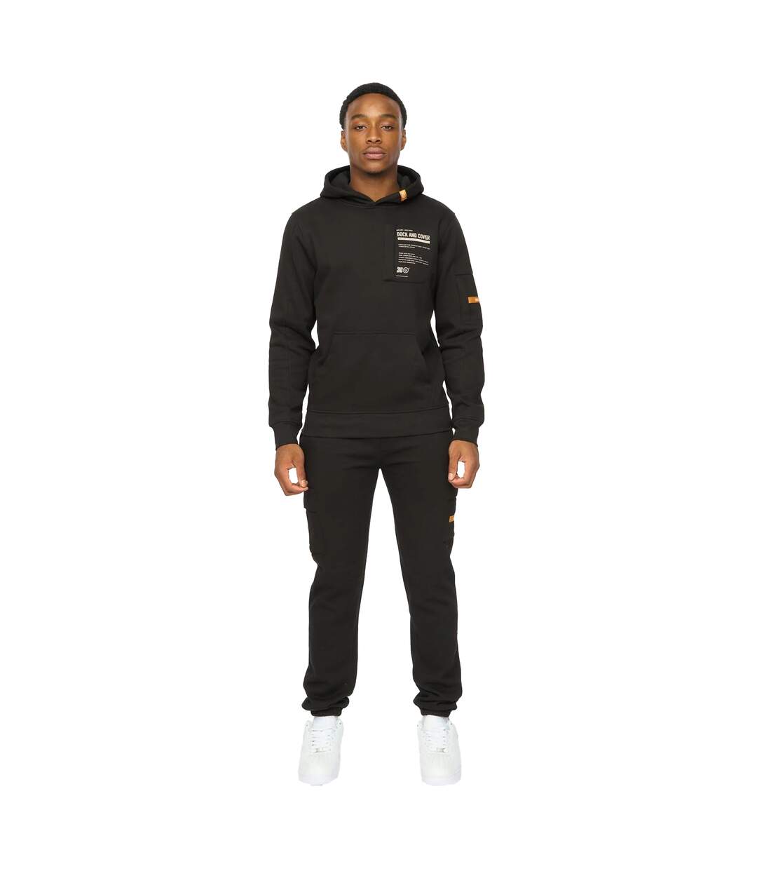 Mens Adamsberg Jogging Bottoms Black Duck And Cover-4