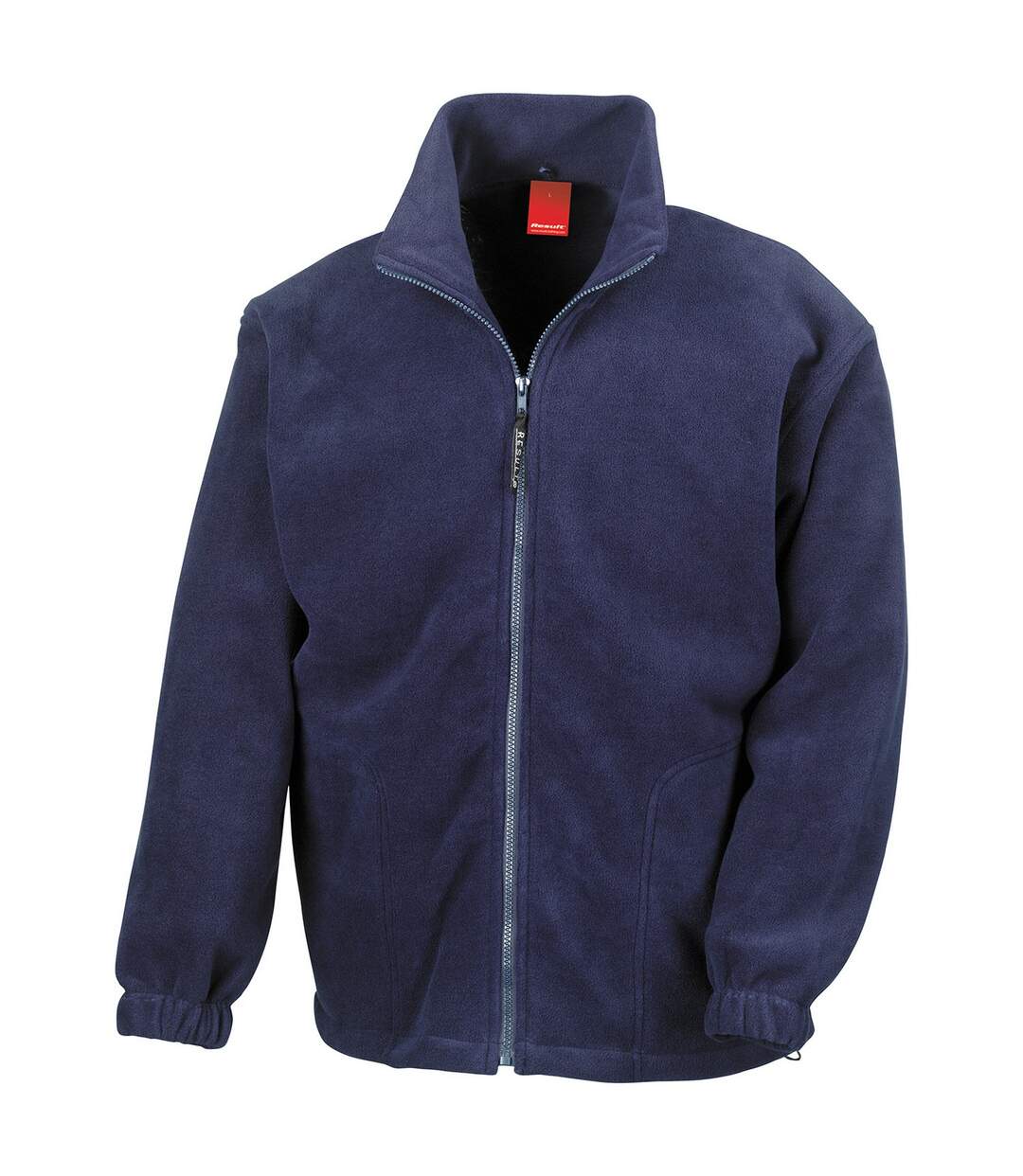 Mens polartherm fleece jacket navy Result-1