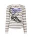 Womens/ladies Clyde Long-sleeved T-shirt White Puma-1
