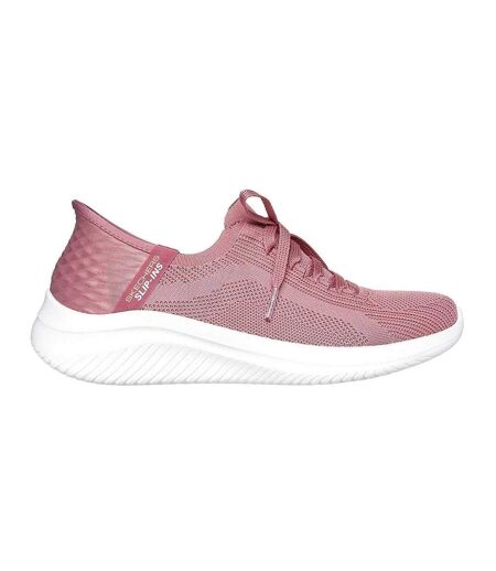 Womens/ladies Ultra Flex 3.0 Brilliant Trainers Pink Skechers