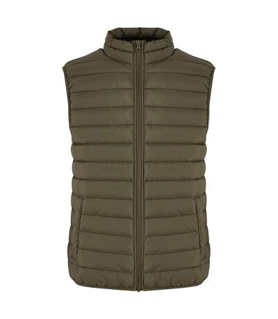 Womens/ladies Lightweight Puffer Gilet Olive New Morning Studios