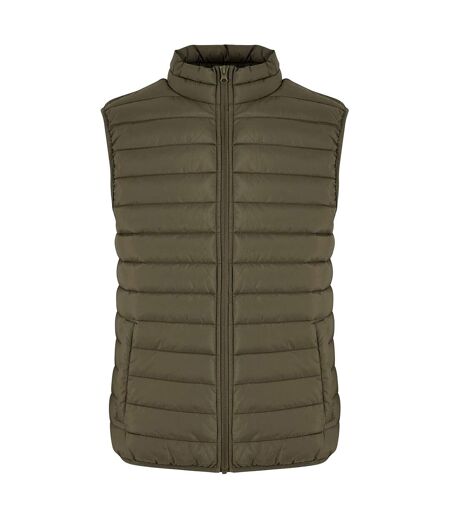 Womens/ladies Lightweight Puffer Gilet Olive New Morning Studios