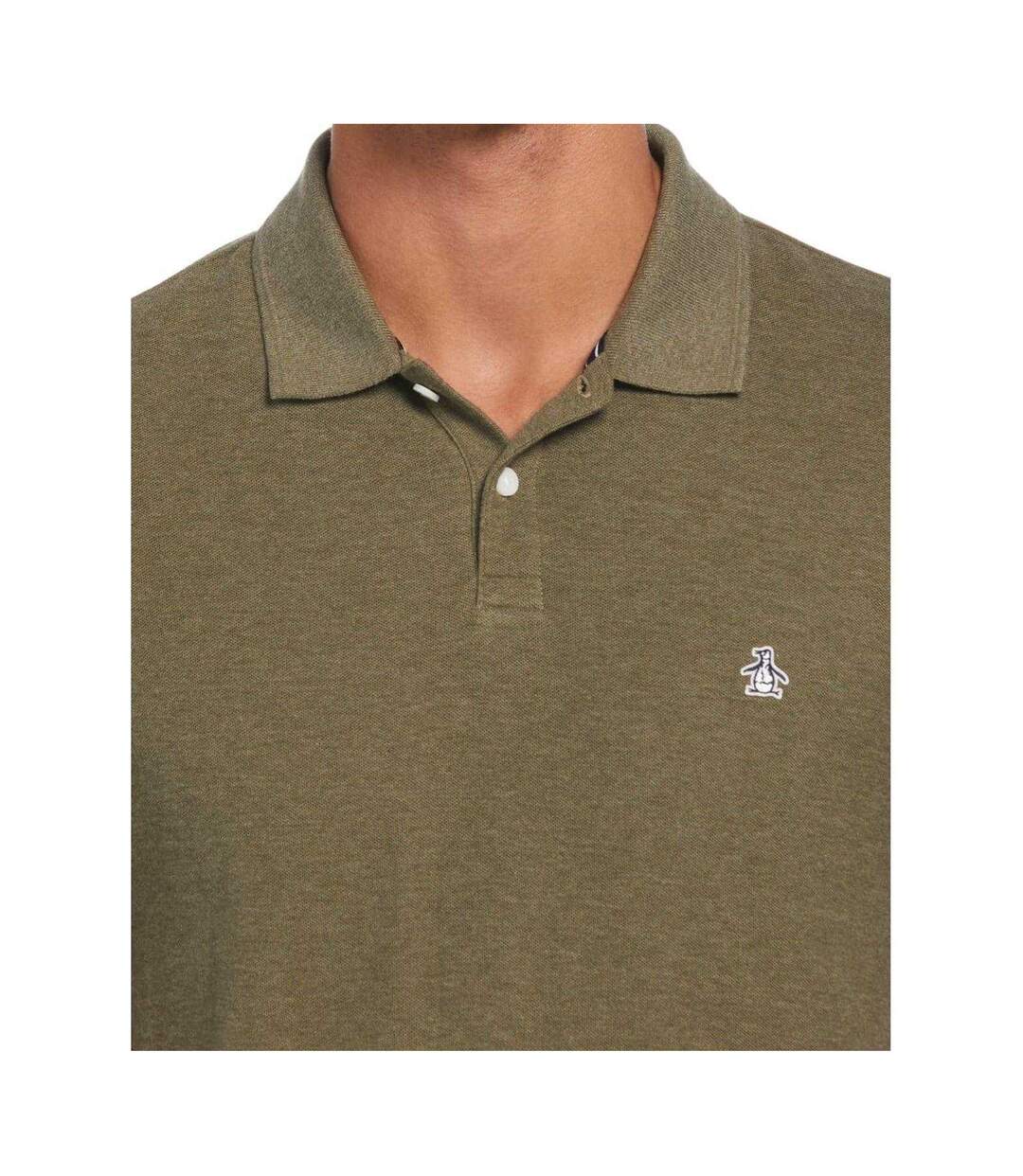 Polo Homme Vieux Vert Kaki Original Penguin-3