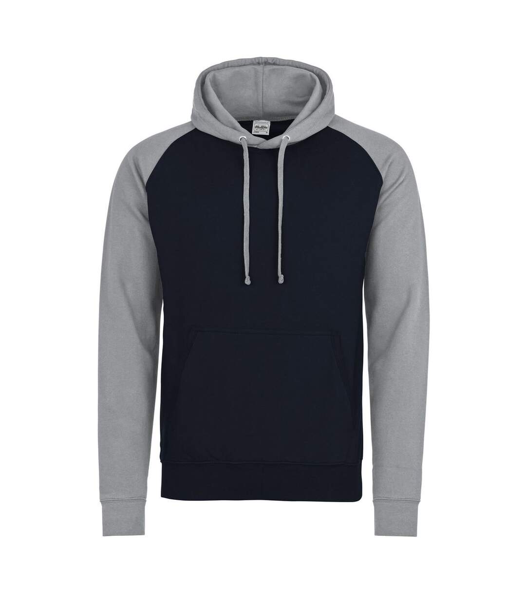 Sweat à capuche contrastée - homme - JH009 - bleu marine-1