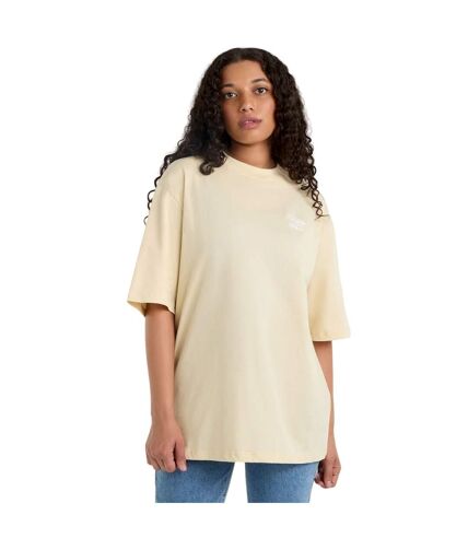 Umbro Womens/Ladies Core Oversized T-Shirt (Biscotti/White) - UTUO1702