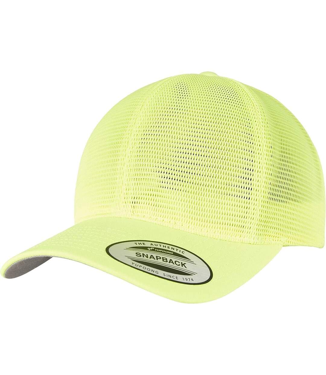 Casquette omnimesh adulte jaune néon Flexfit