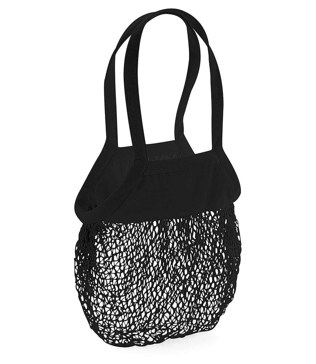 Sac à provisions en coton bio - W150 - noir-1