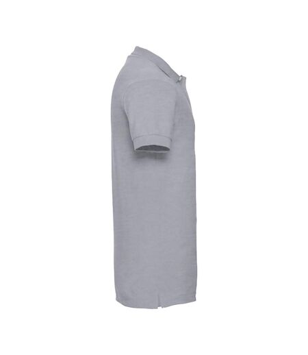 Polo À Manches Courtes En Stretch Pour Hommes Gris Russell