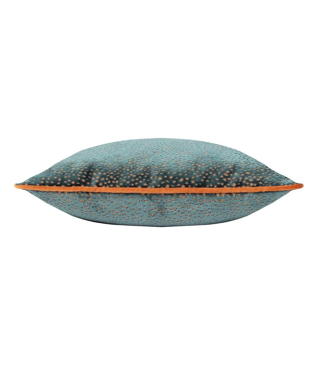 Estelle spotted cushion cover 45cm x 45cm teal/rust Paoletti