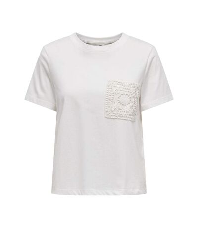 T-shirt Blanc Femme JDY Selma - L