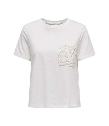 T-shirt Blanc Femme JDY Selma - L