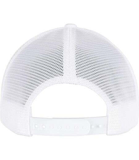 Casquette omnimesh adulte blanc Flexfit