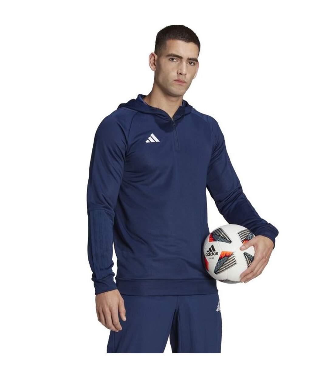 Sweat À Capuche Tiro Competition Homme Bleu Marine Adidas-1