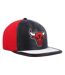 Casquette Ajustable Motif/style Chicago Bulls Day One Homme Blanc Noir Rouge NBA-4