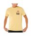 T-Shirt jaune homme rip curl sun soaker-1