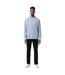 Unisex adult etosha recycled cotton lightweight sweatshirt sky blue Iqoniq-3