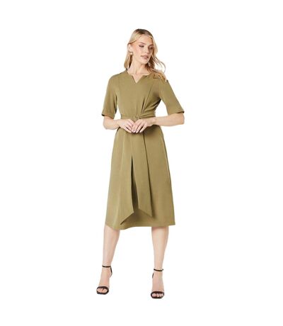 Robe mi-longue utility femme vert sombre Principles