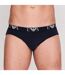 Lot De 3  Slips Homme Noir Blanc Bleu Marine Emporio Armani-2