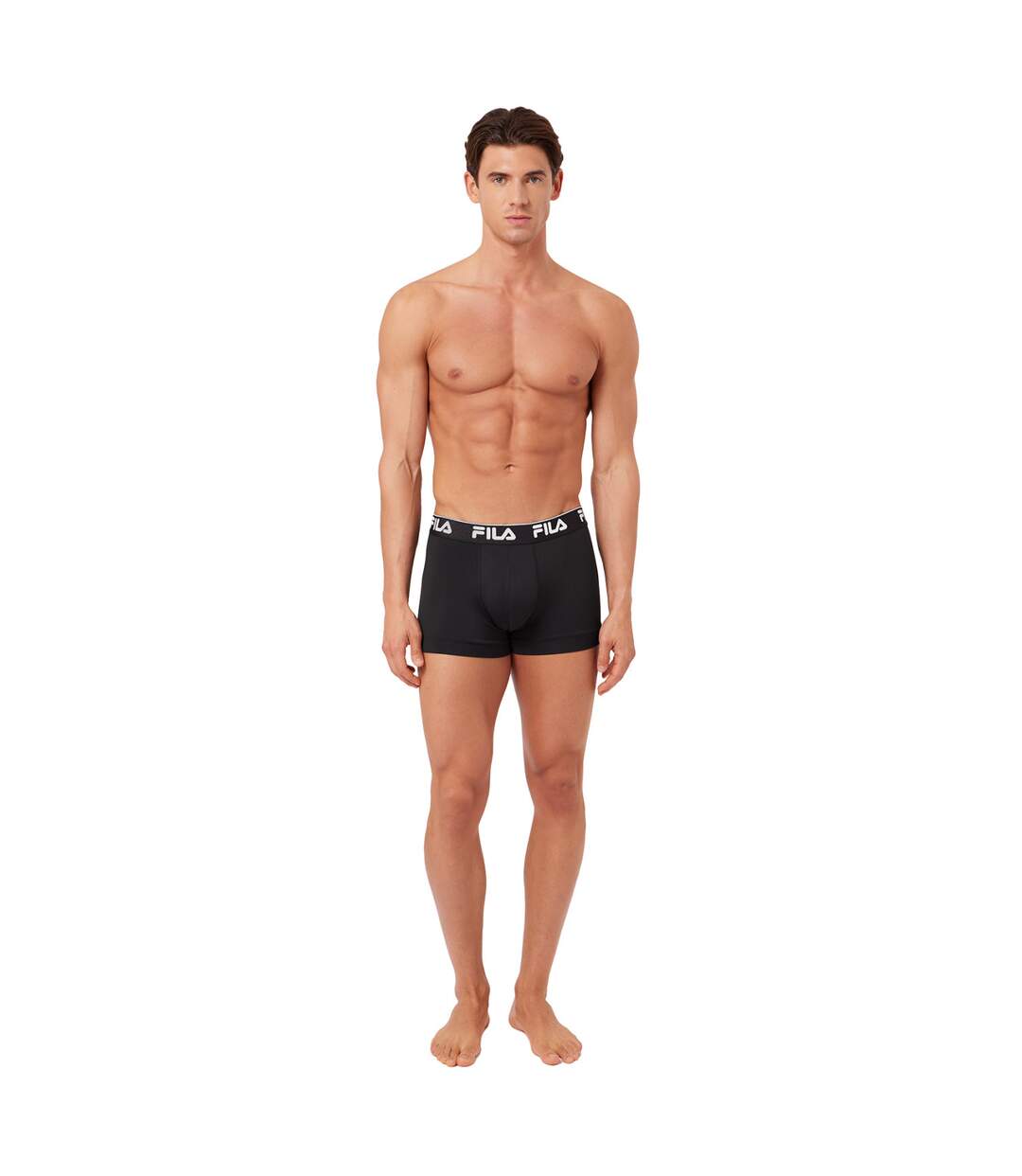 Lot de 4 Boxers homme uni ceinture 4 cm FU5380 Fila-3