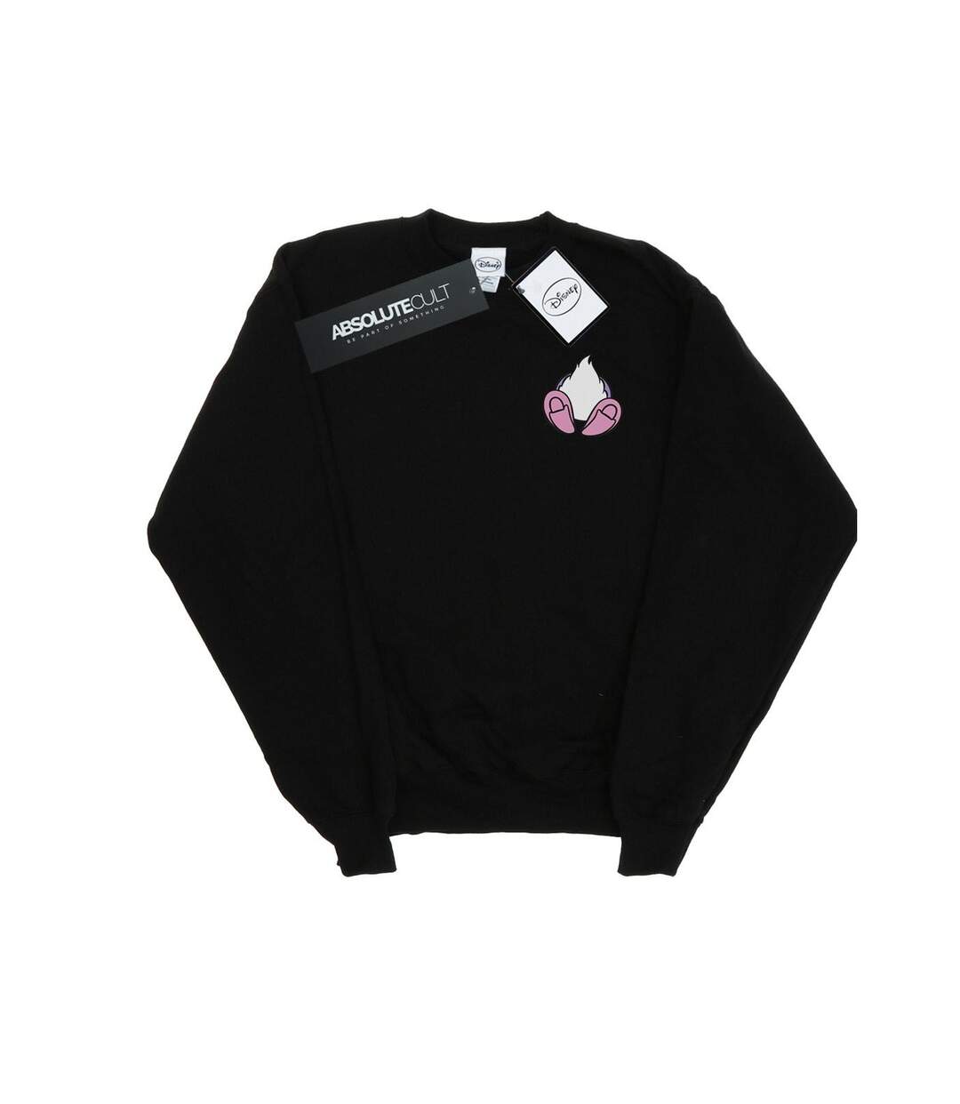 Disney Sweatshirt Womens/Ladies Daisy Duck Backside Breast Print (Noir) - UTBI27789-1