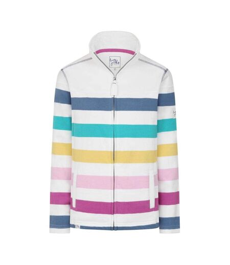 Womens/ladies Full Zip Sweatshirt Multicoloured Lazy Jacks