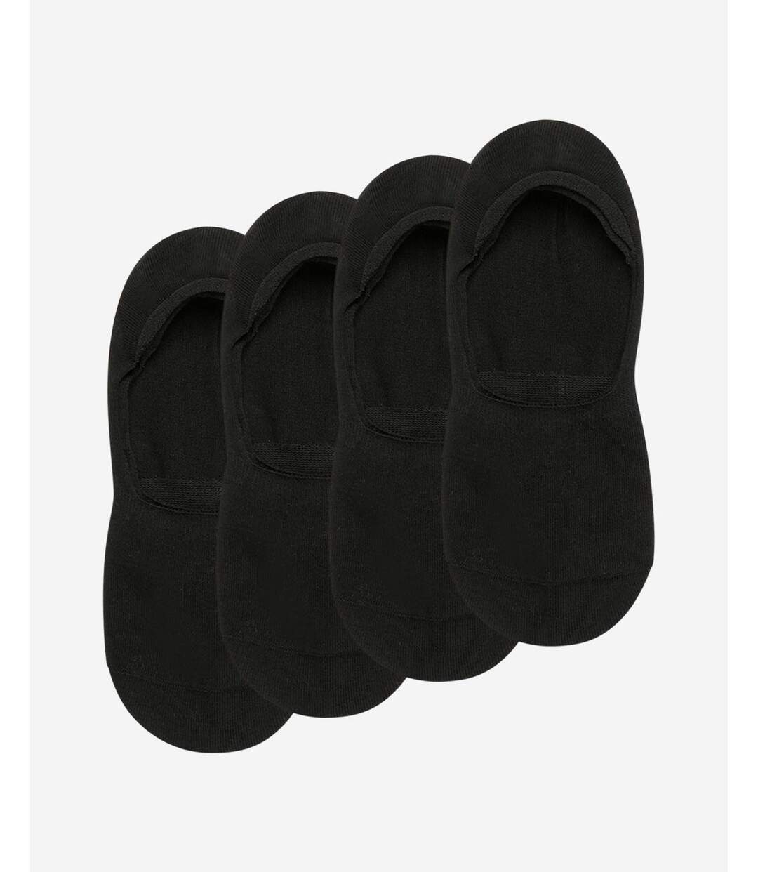 Lot de 2 Paires de Protèges-Pieds Basique Coton-2